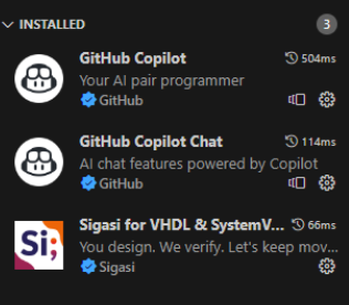 GitHub Copilot installation